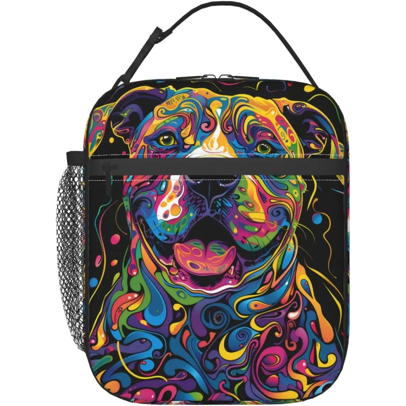 

Изолированная сумка для обеда Pitbull, полиэстеровые сумки-холодильники, чехол для школы, пикника, работы, путешествий, пляжа или пешего туризма