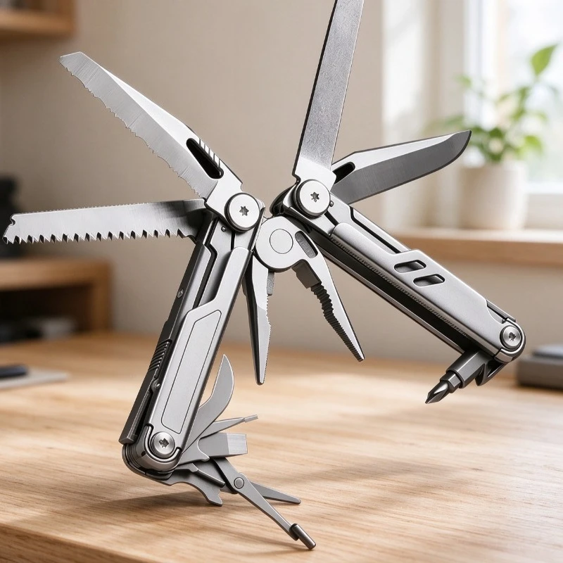 HuoHou Pro Knife18-in-1 Multifunctional Security Lock Phillips/Slotted/Glasses Multitools Foldable Multifunctional Hand Tools