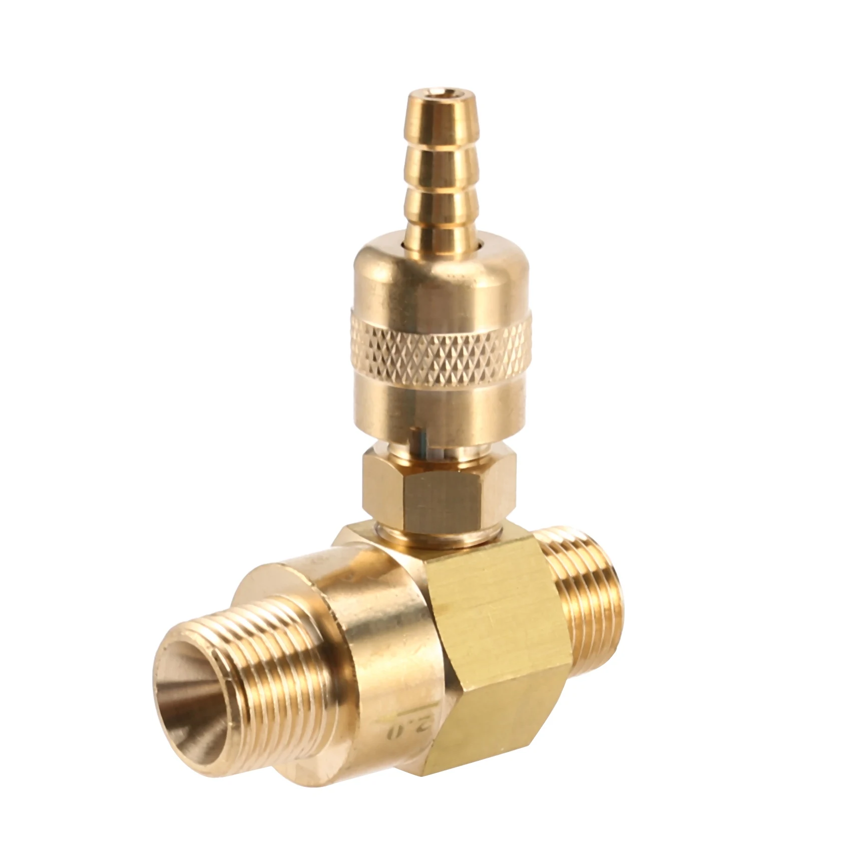 Downstream Injector for Pressure Washer Power Washer Injector Kit Soap Injector 3/8 Inch Quick Connect 4000 PSI