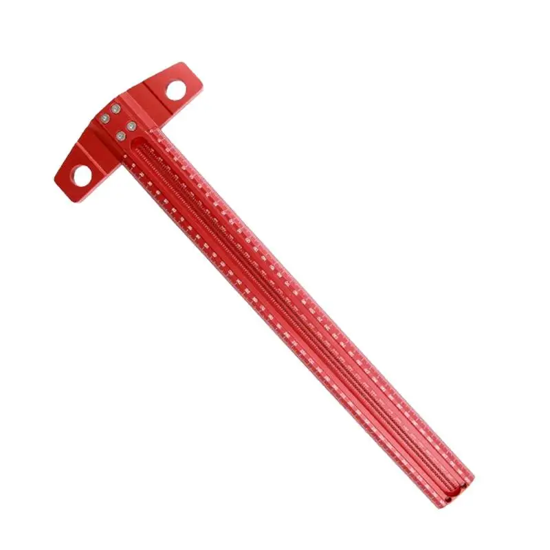 

Precision Marking T-Rule Standard Aluminum Alloy T-Square Woodworking Scriber Positioning Marking T Ruler