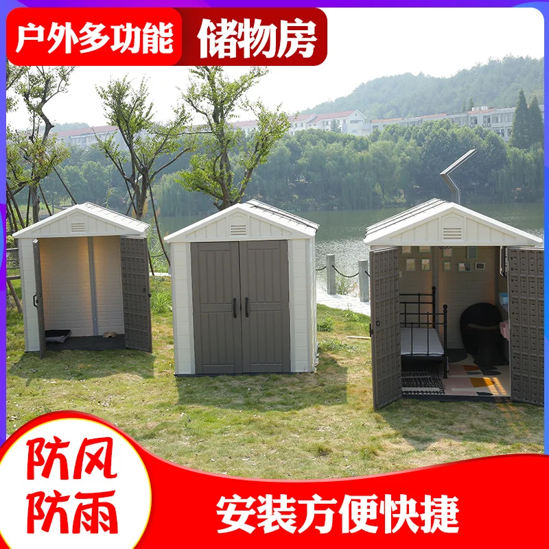 Simple Tool Room Movable Assembly Movable House Construction Site Temporary Room Storage Combination Plastic Storage Board Room