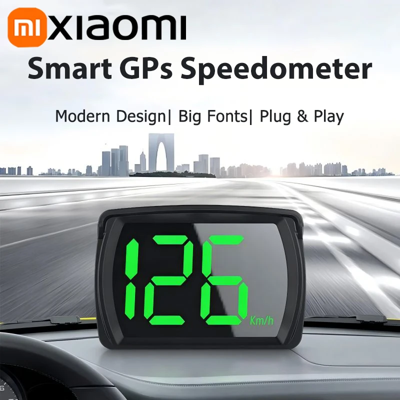 Xiaomi Car Speedometer HUD Head Up Display Digital Speed Meter Windshield Projector Vehicles Truck Auto Electronics Accessories