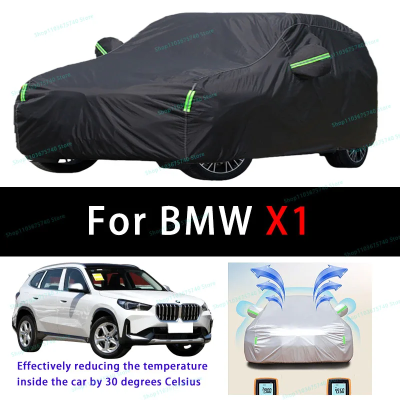 

For BMW X1 Summer Full Car Covers Outdoor Sun uv Protection Dust Cooling Protective Auto Protective Cover