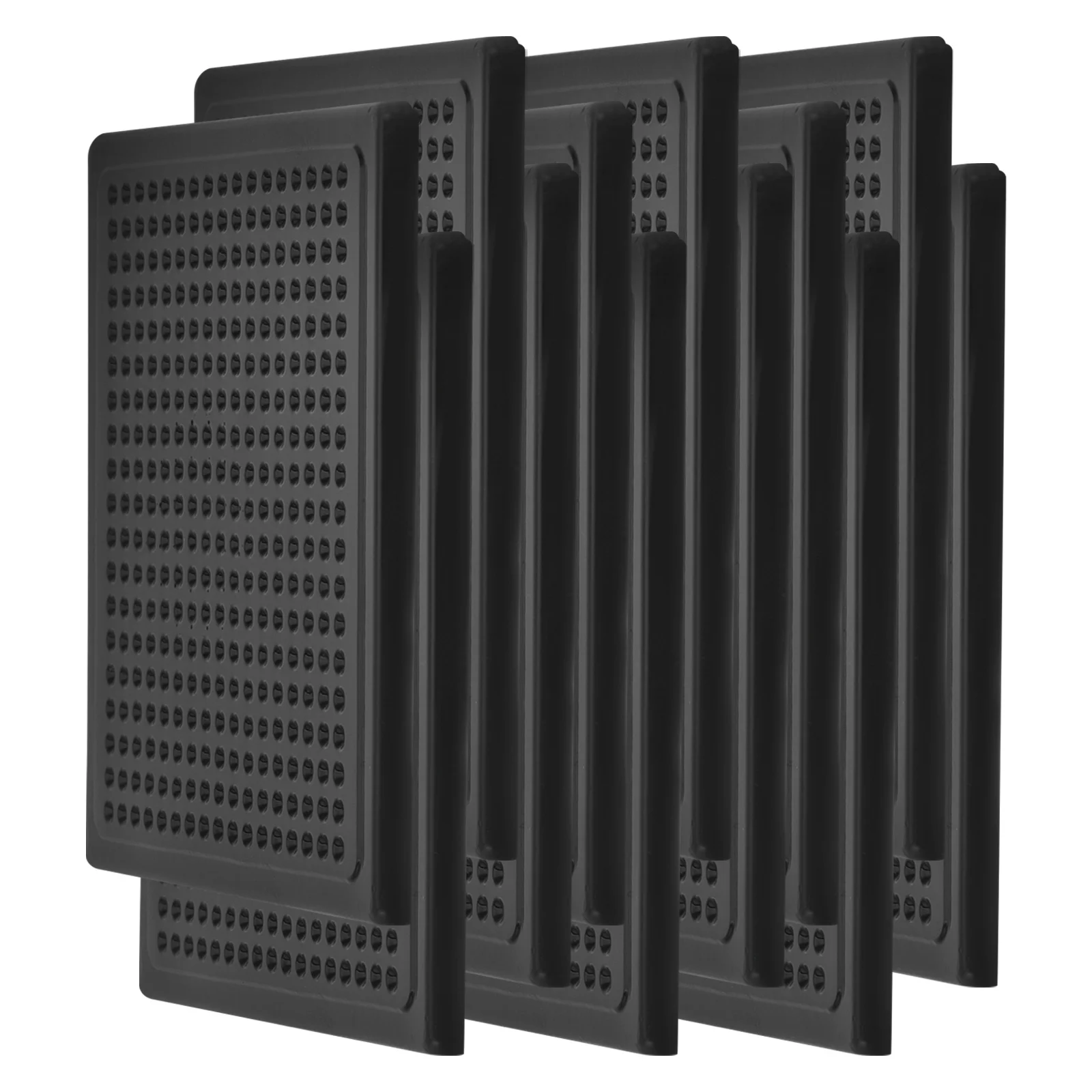 12 قطعة ملصق سجادة مضاد للانزلاق مربع قابل لإعادة الاستخدام وقابل للغسل للأرضيات الصلبة وبلاط السجاد وسادة البساط #2