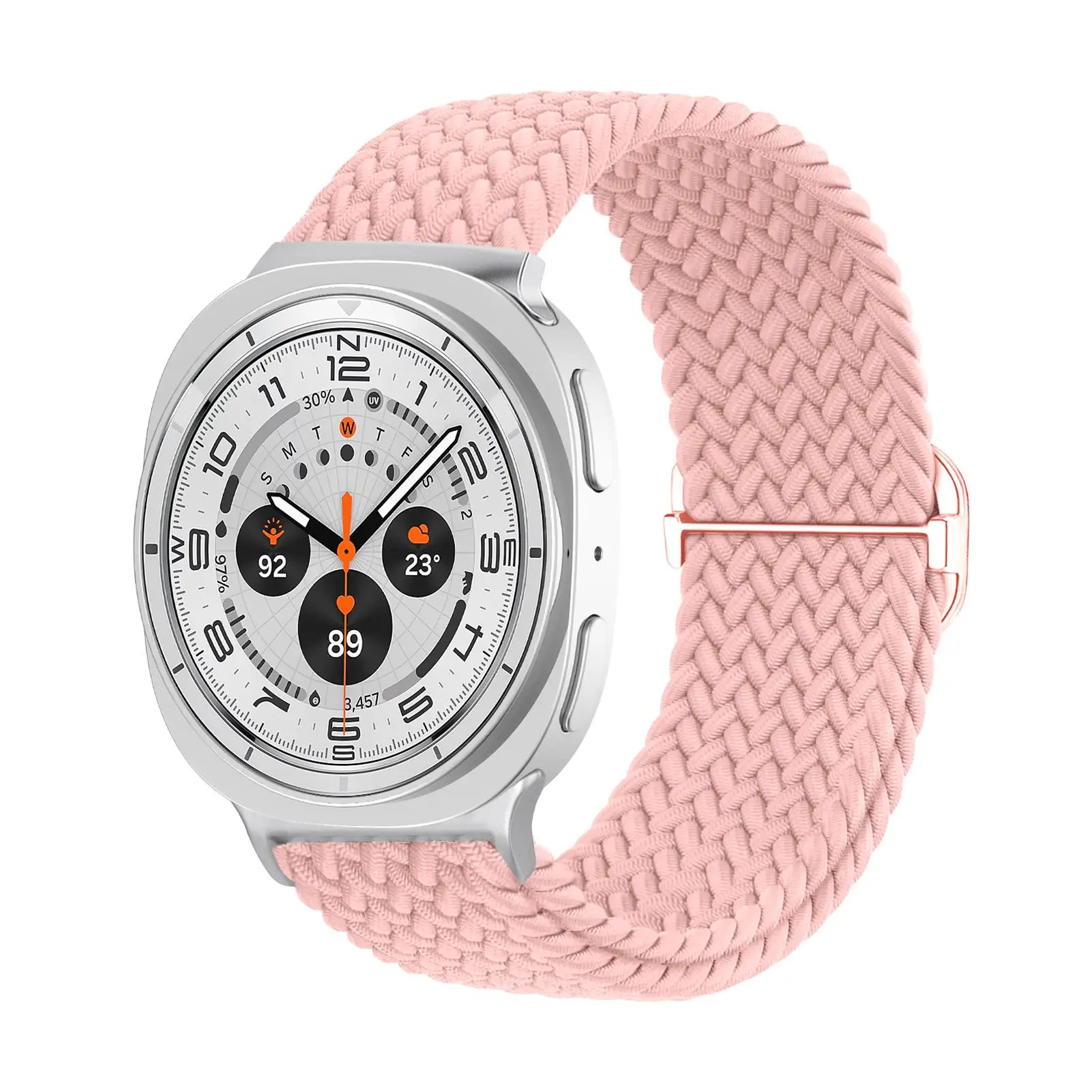 Für Samsung Galaxy Watch 8 Armband 8 Classic 44 mm 40 mm 46 mm geflochtenes Armband Gürtel Armband Correa Pulseira Galaxy Watch 8 Band