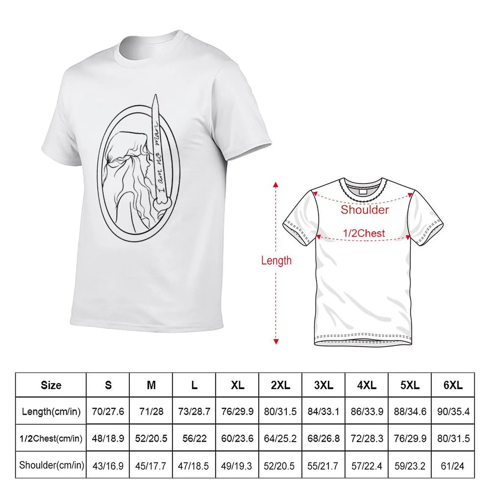 eowyn(I am no man) T-Shirt vintage shirts graphic mens designer clothes