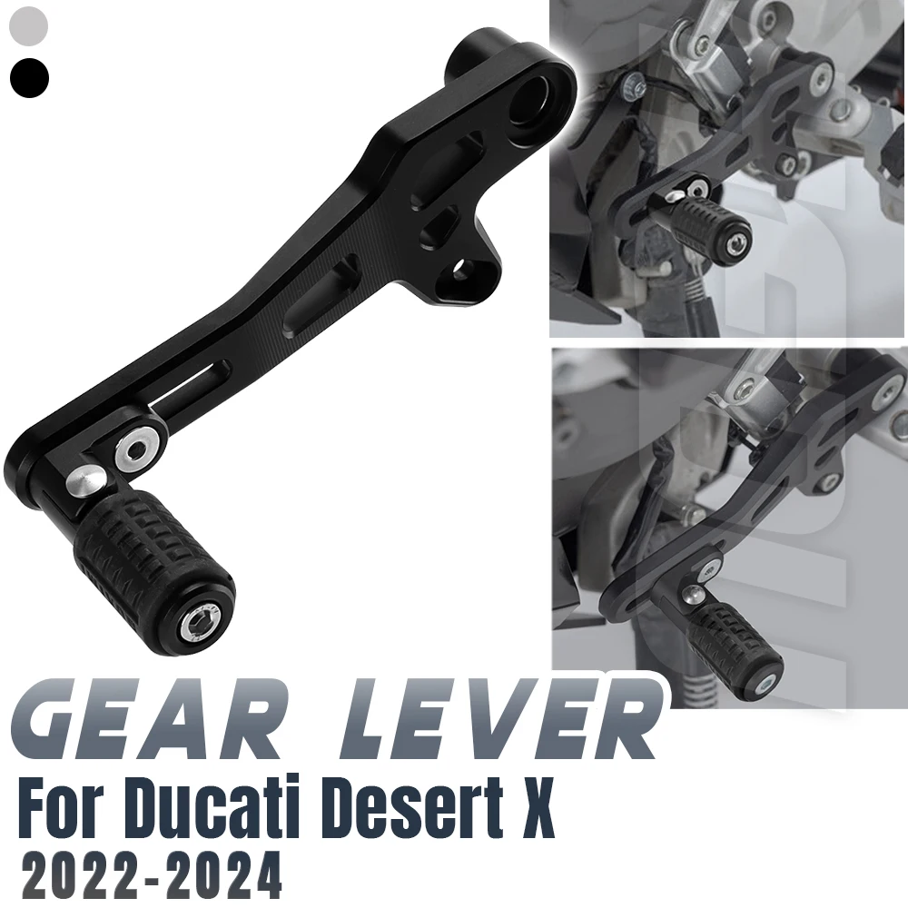 

Fit For Ducati Desert X DesertX 2022-2024 Motorcycle CNC Aluminum Adjustable Folding Gear Shifter Shift Pedal Lever Accessories