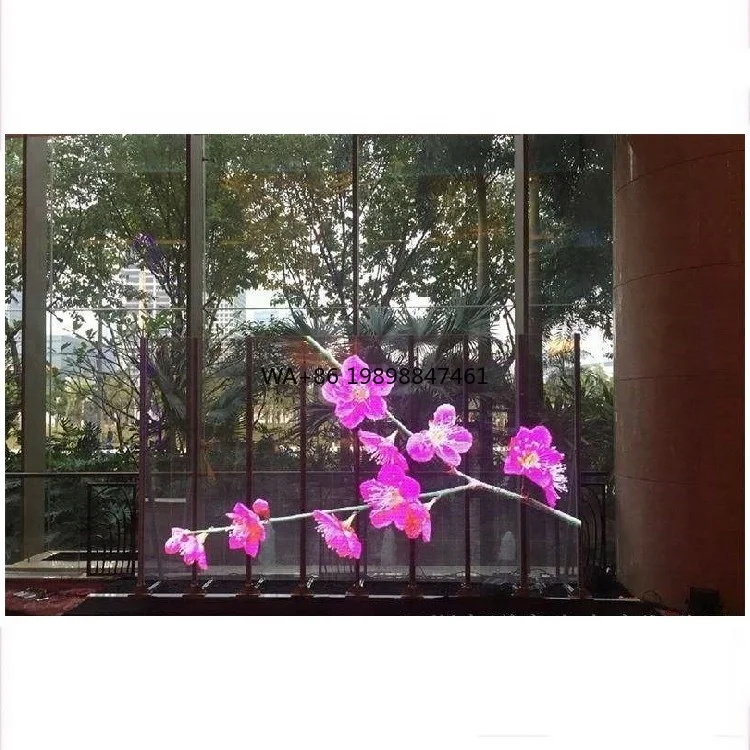 

The Lightest Thinnest HD Video Advertising LED Display Transparent Led Screen Outdoor Flexible Led Screen Transparent Oled Vide