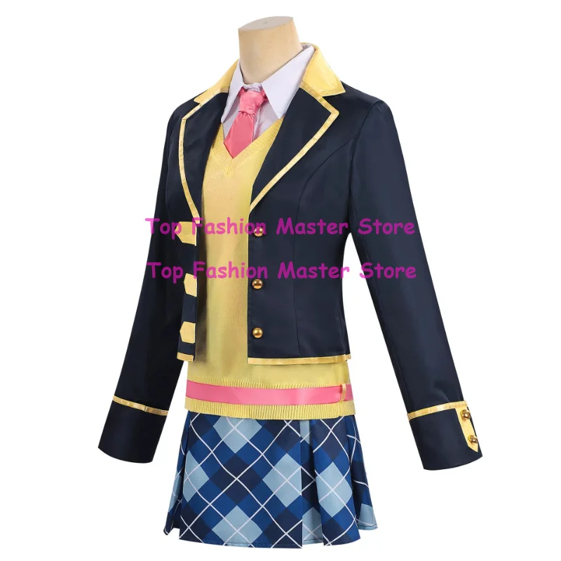Super idol Manaka Laala Cosplay Anime 2026 Costume Woman JK Uniform Coat Skirt Prop Wig Set Halloween Party Play Fashion