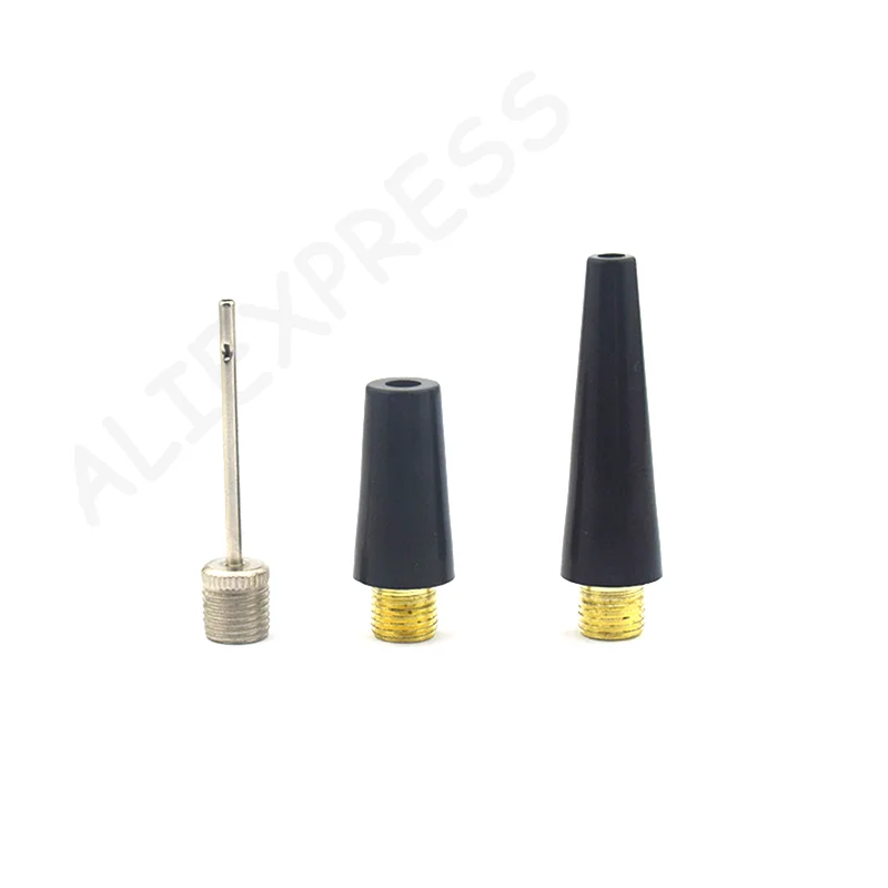 New 3 PCS Needle Nozzle Adapter Kit Ball Inflation Pump Needle Valve Adapter Kit Ball Pump Needle Bike Tire Inflating Kit