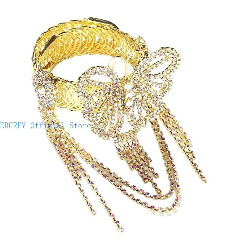 39BD Butterfly Bracelet Tassels Arm Chain Fashion Fashion Bracelet Bracelet Braslet Bracelet Dance Bracelet для женского модного