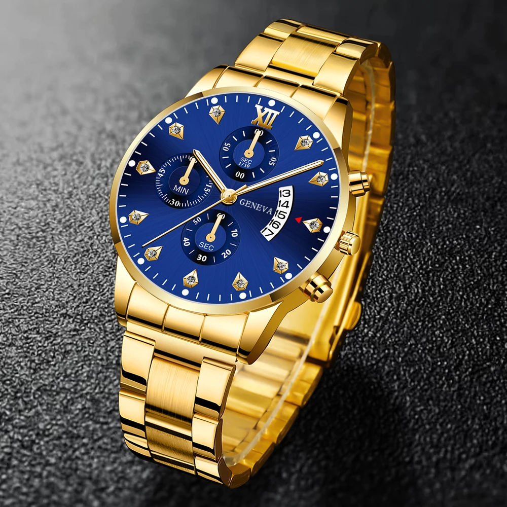 ساعة كوارتز جديدة وسيم وعصرية للزوجين، مجموعة أزياء من خليط معدني للارتداء اليومي وحفلات أعياد الميلاد وعيد الميلاد وعيد الميلاد