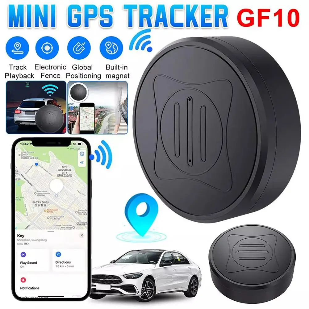 

Мини-локатор GPS для GF10, сильный магнитный автомобильный трекер с литиевым аккумулятором, Противоугонный позиционер для детей, домашних животных, мотоциклов F4N3