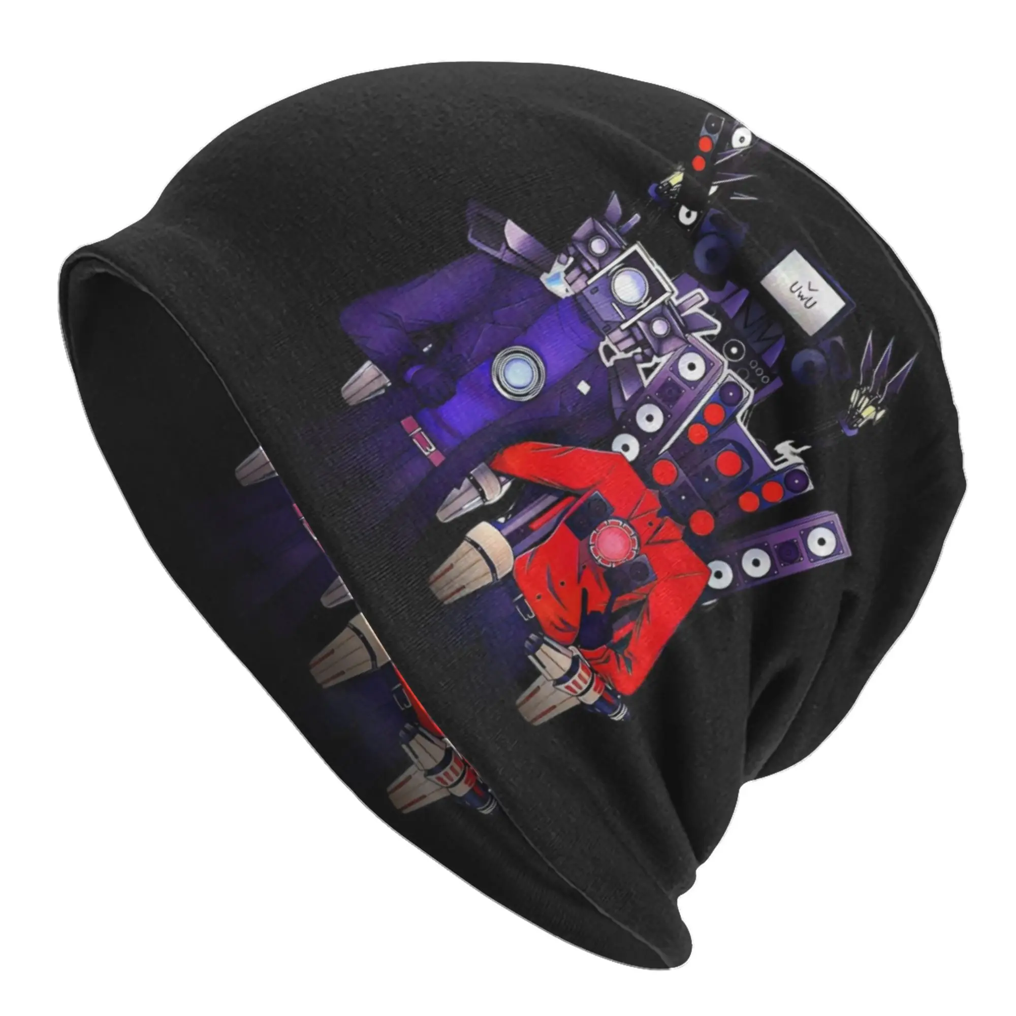 Titan Speakerman Skibidi Toilet  Skullies Beanies Caps For Men Women Unisex Trend Winter Warm Knit Hat Adult  Bonnet Hats