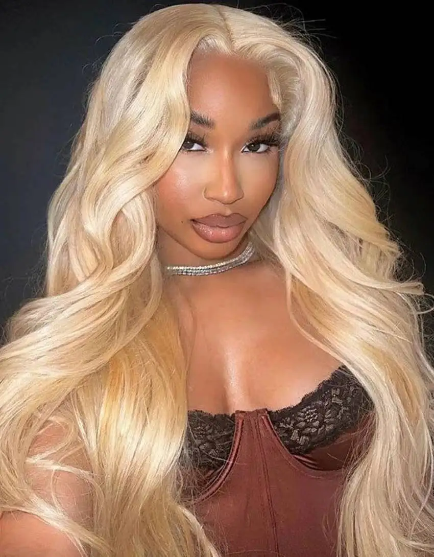 613 Blonde Lace Front Wig Human Hair 13x6 hd Body Wave Lace Front Wig for Choice 30 inch Long Wigs 100% Human Hair Ready to Wear