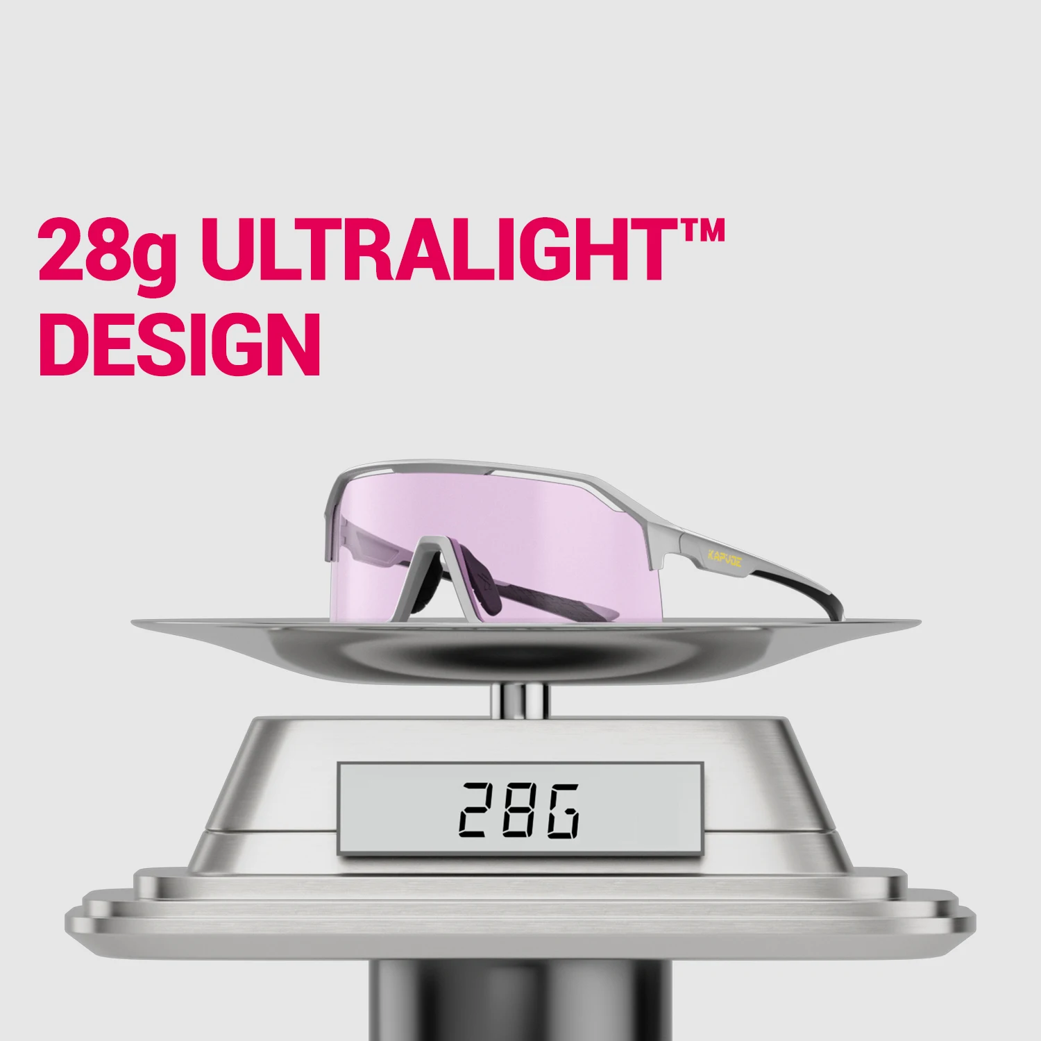 Kapvoe Photochromic Cycling Sunglasses UV400 MTB Road Bike Sports Glasses Men Women Outdoor Riding Windproof Protection Glasses