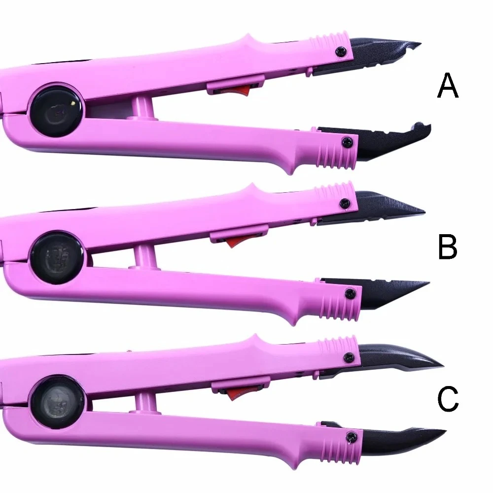 1Pc JR-611 A/B/C Punta Professionale Estensione Dei Capelli Fusione di Ferro Connettore di Calore Bacchetta di Ferro Strumento di Fusione Strumenti di Estensione Dei Capelli