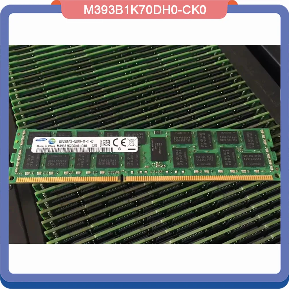 2PCS For Samsung Server Memory 8GB DDR3 1600MHz ECC REG RAM 2RX4 PC3-12800R M393B1K70DH0-CK0