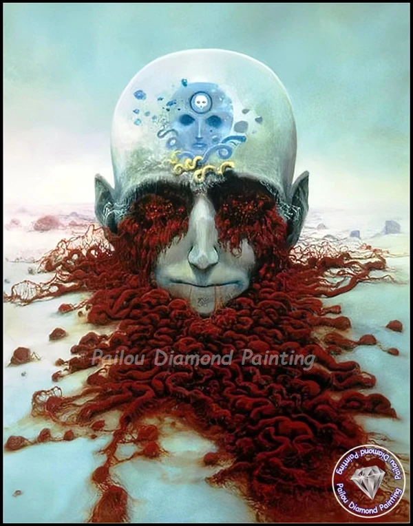 Fantasitc World After Death Zdzisaw Beksi N Ski Horror Art Diamond