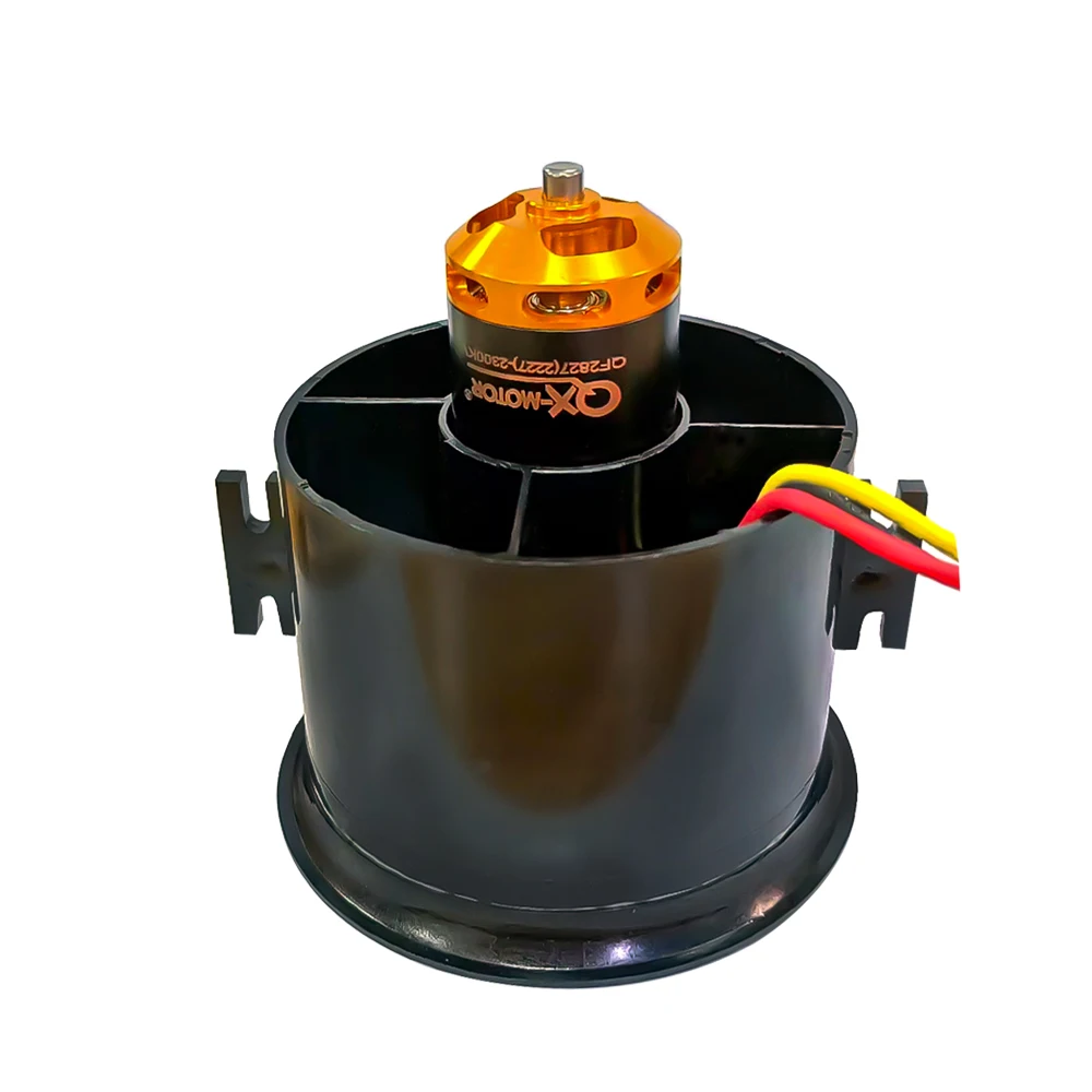 QX-MOTOR 6 Blades 70mm Ducted Fan QF2827 EDF with Brushless Motor for RC Multirotor Helicopter Aircraft parts view 5