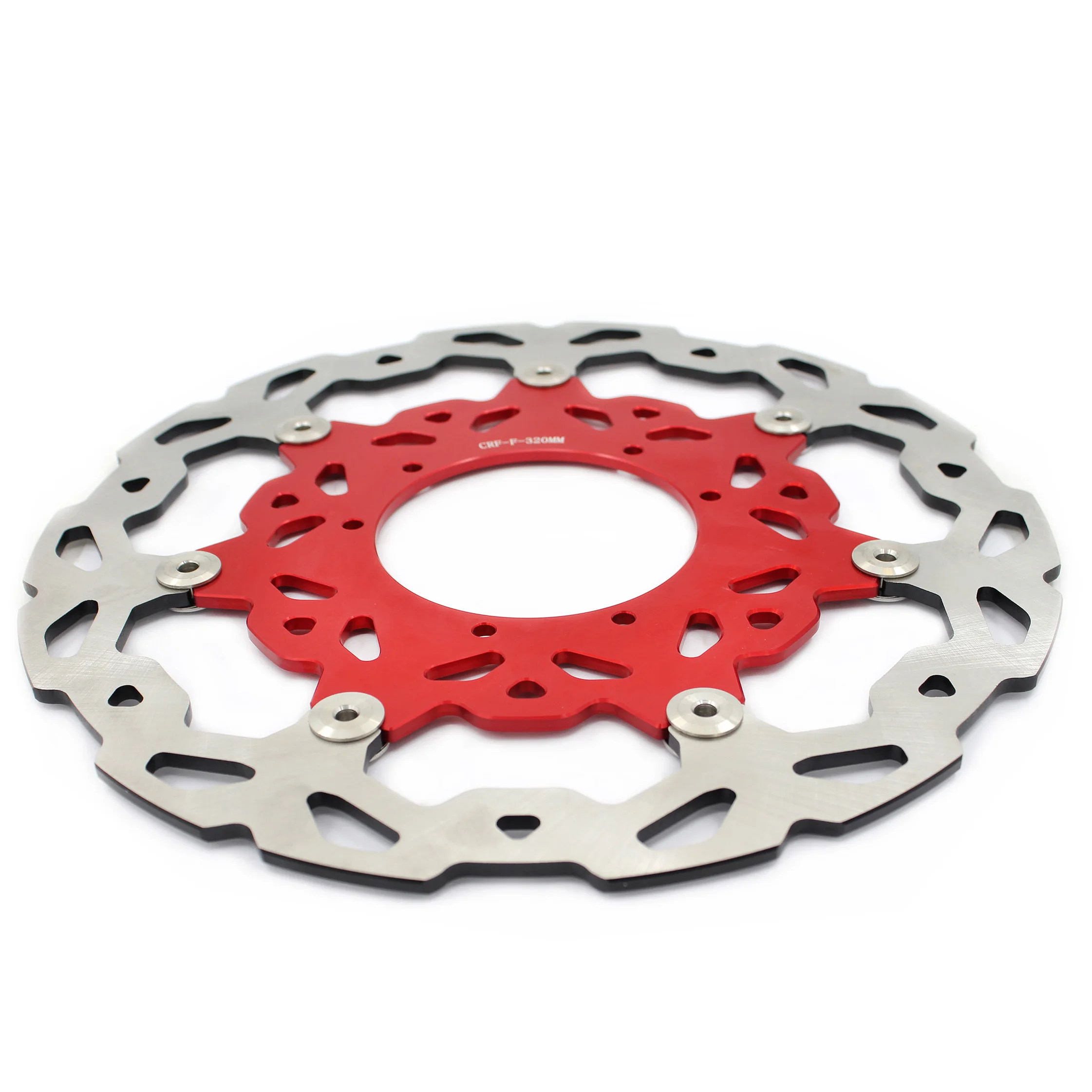 1126HOT KKE Motorcycle Aluminium Brake Rotor 320mm Floating Front Brake Disc Pedal Compatible for  HONDA CRF250R/X CRF450R/X CR1