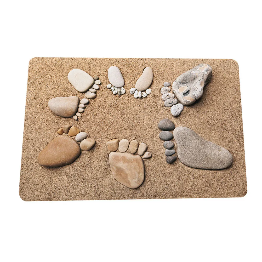 

Non Mat Floor Mats Rubber Rug Bathroom Carpet Absorb Water Home Decor Elegant Design Soft Comfortable Easy Clean Home