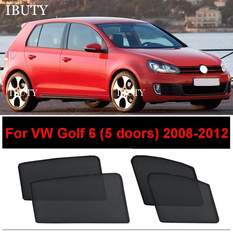 

Для Volkswagen Golf 6 MK6 5 дверей 2008-2012, аксессуары, автомобильный солнцезащитный козырек, Фотошторы, солнцезащитный козырек с УФ-защитой