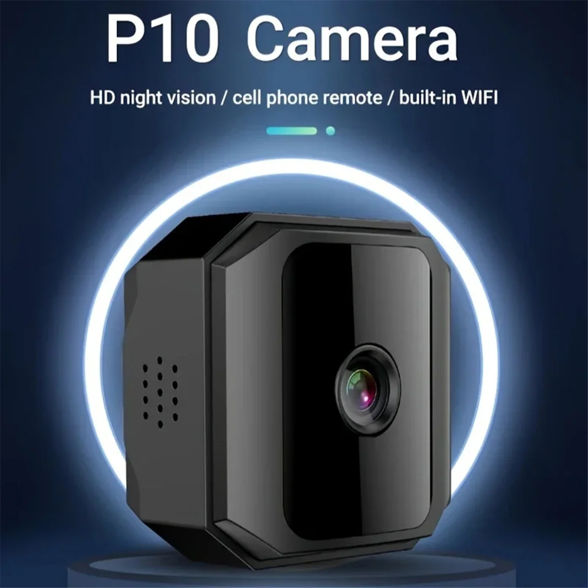 AS62 Mini Camera 1080 Hd Wireless Wifi Q9 Home Remote Monitor Plug in Punch Free Security Camera Version Camcorder New