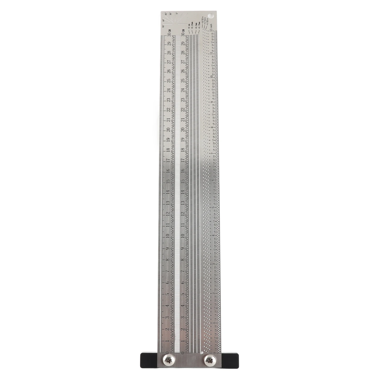 초정밀 마킹 눈금자 스테인레스 스틸 목공 스크라이빙 눈금자 게이지 도구 목공 마킹 라인 눈금자