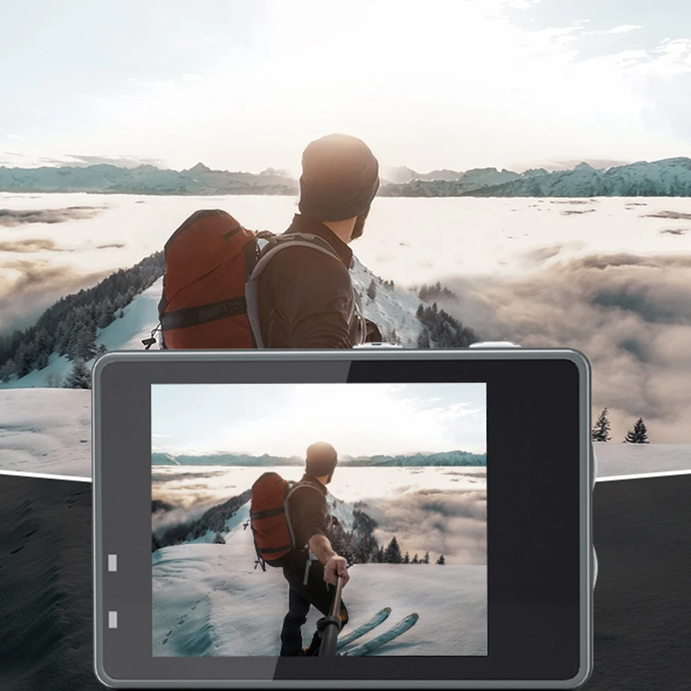 5K 4K 60FPS Action Video Cam Anti-shake WIFI Sport DV Cam Doppio schermo Diving Mini DV Camera 30m Impermeabile con telecomando