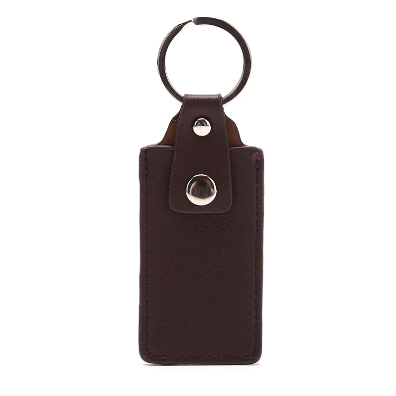 USB Case Protective Bag Portable Pocket Leather Key Ring For Usb Flash Drive