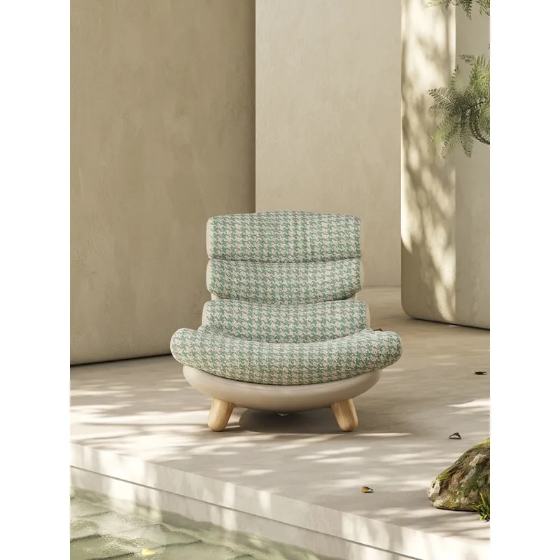 

Leisure chair Italian light luxury sofa chair Lazy leisure recliner