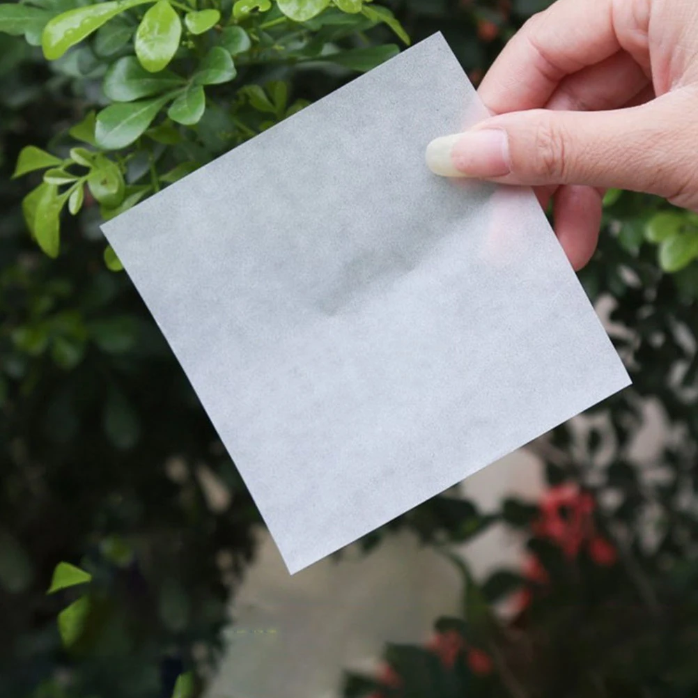 

500 Pcs Weighing Paper Chemical Analysis Square Cellulose High Precision Double Sided Glossy White Balance