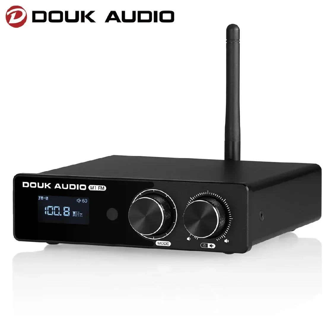 Douk Audio M1FM HiFi Bluetooth 5.1 Digital Amplifier Stereo Receiver TPA3116 Home FM Power Amplifier 50W+50W