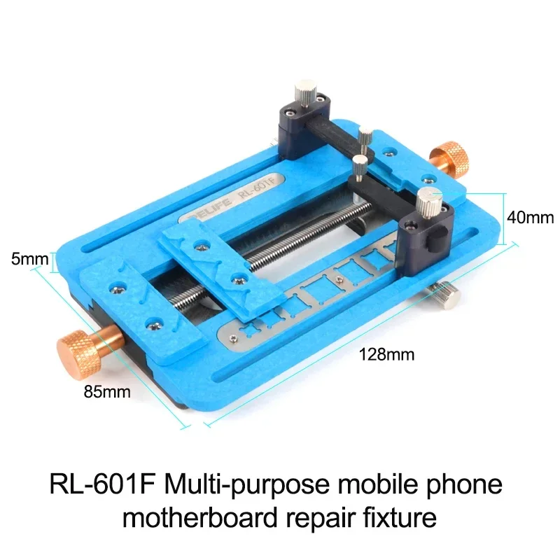 RL-601F RL-601I Multi-purpose Mobile Phone Motherboard Repair Fixture Multi-function Positioning Additional Track Dual Clamps