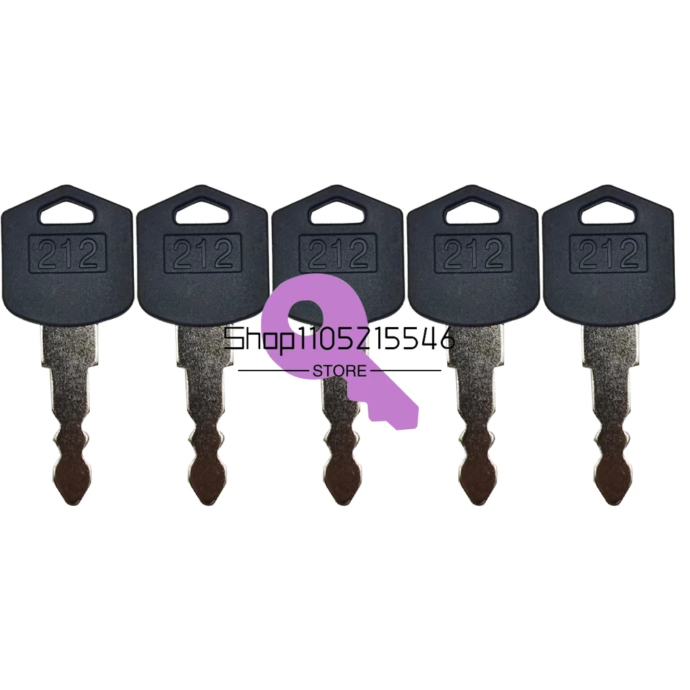 20/10/5/1pcs New 212 Keys D554212 Ignition Key for Doosan Daewoo Forklift Skid Steer