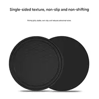 New Car Cup Holder Anti-Slip Silicone Insert Coaster Mat Universal Car Accessories Black Fit For Most Cars 3