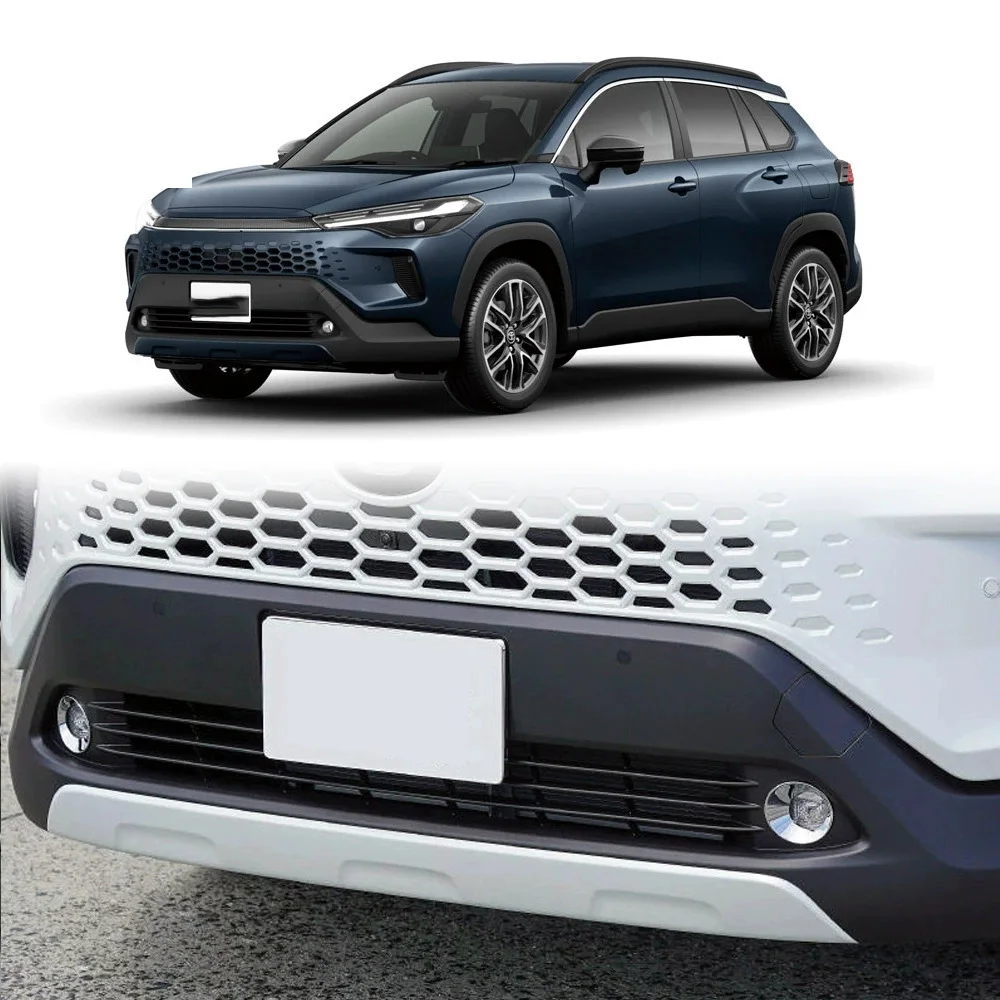 

For Toyota Corolla Cross 2025 ABS Chrome Car Sticker Front Fog Lamp Trim Fog Light Covers Case Car Styling Accessories