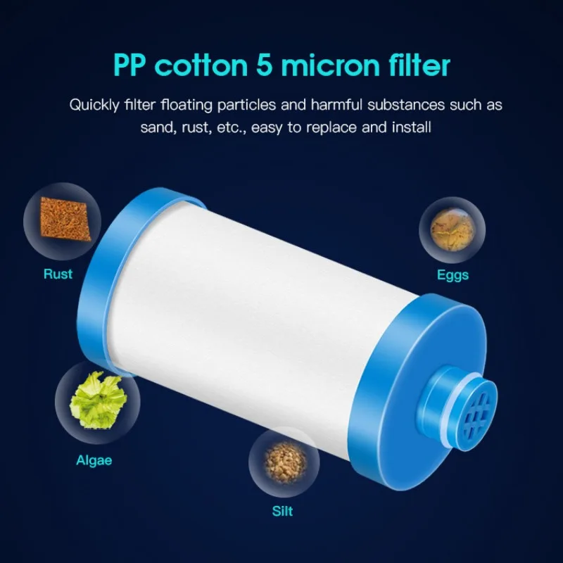 Universal Water Purifier Faucet Filters PP Cotton Removable Washable Shower Spray Head Washing Machine Tap Strainer