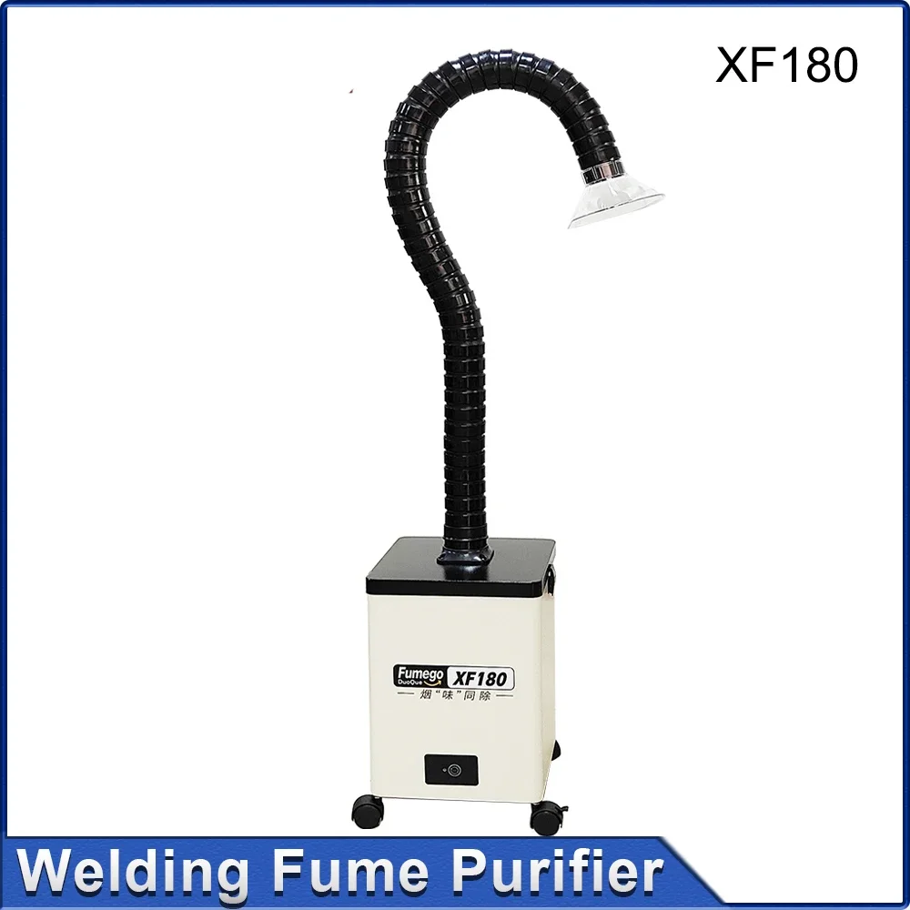 Hunst L aser Fume Extractor XF180 Soldering Smoke Fume Absorber Purifier HEPA Dust Collector for Nail Salon, Dust Absorbing