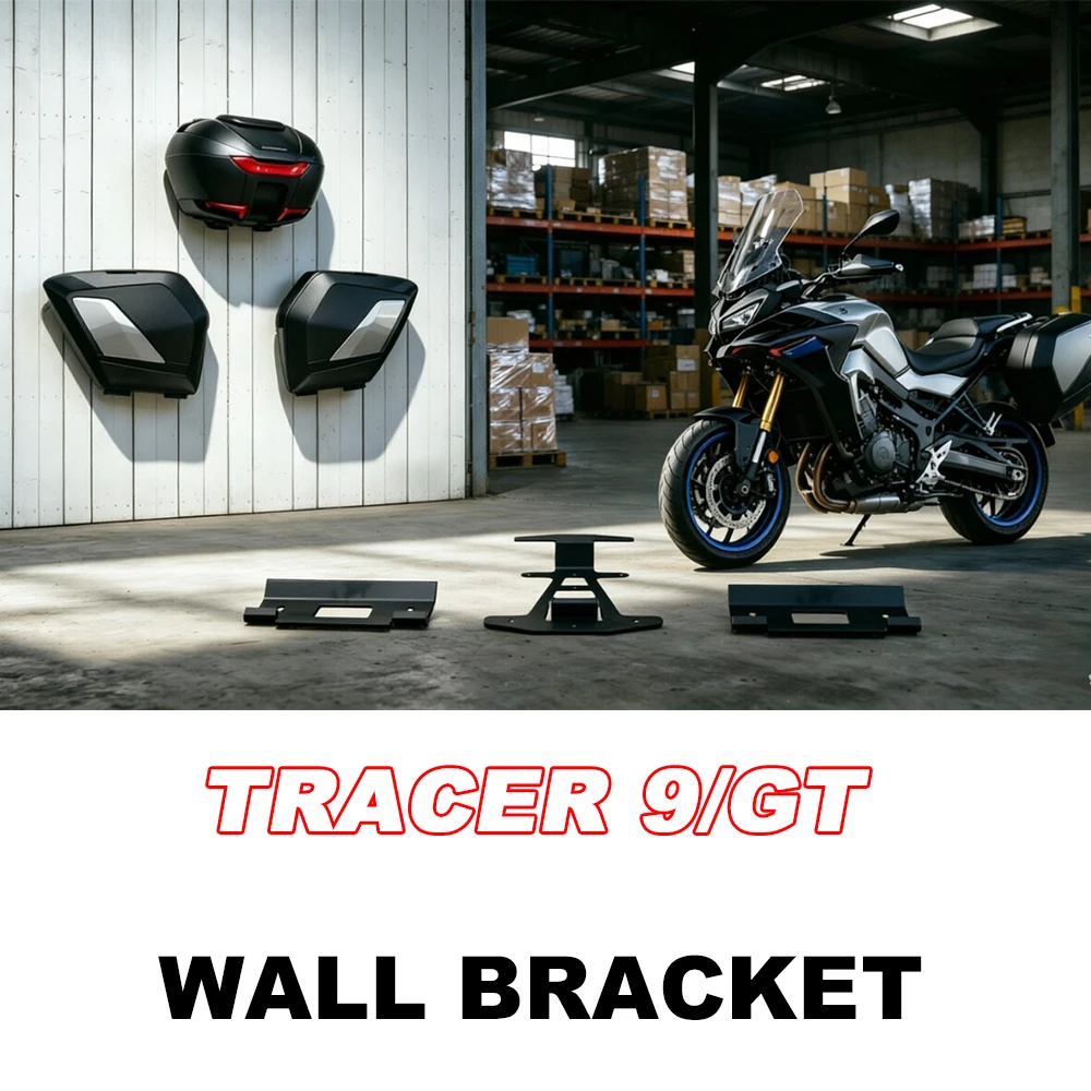 For Yamaha Tracer 9/9GT Accessories Case Wall Mount Tracer 9 Pannier Holder Tracer 9GT NEW Suitcase OEM Cases Wall Bracket