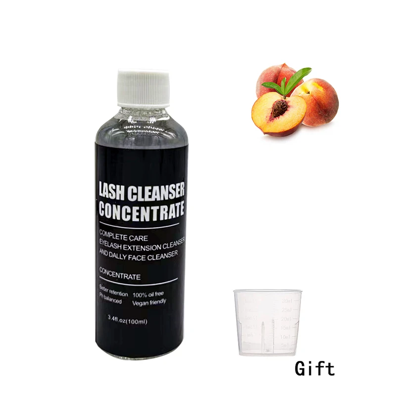 Wimperverlenging Shampoo Concentraat Kit 100ml Wimperbad Schuimreiniger Mousse Geschikt voor dagelijks gebruik gezichtsreiniger concentraten - afbeelding 1