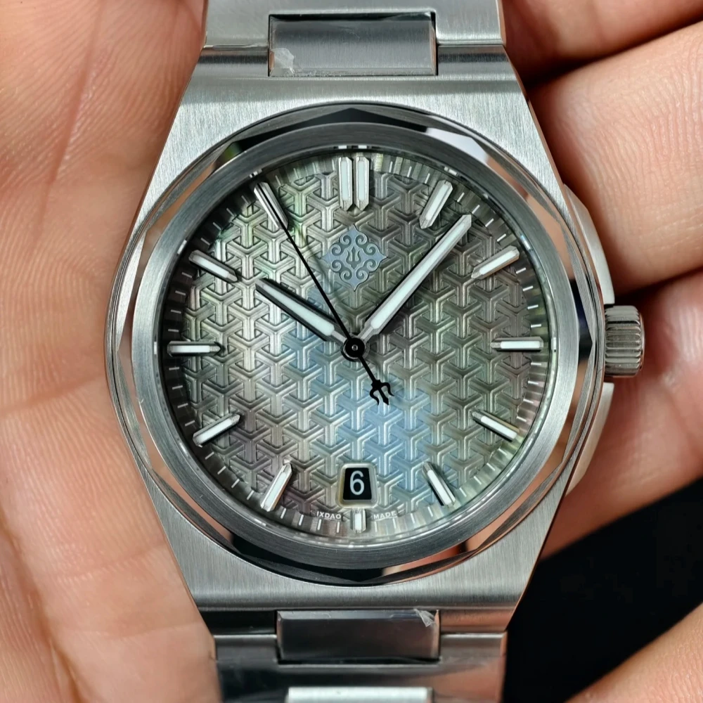 นาฬิกาข้อมือผู้ชาย IX&DAO 2025 รุ่นใหม่ ขนาด 37 มม. ระบบอัตโนมัติ เครื่อง Miyota 9015 กระจกแซฟไฟร์ ตัวเรือนสแตนเลสกันน้ำ 10 บาร์ พร้อมไฟเรืองแสง BGW