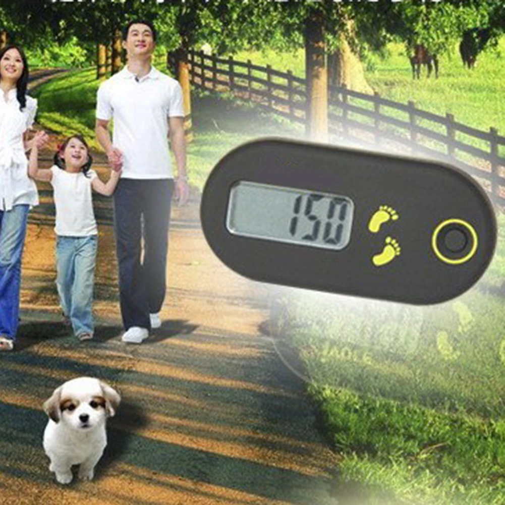 Portable Mini Pedometer For Walking Running Hiking Sports Training Accessories Single-function 3D Electronic Pedometer Running