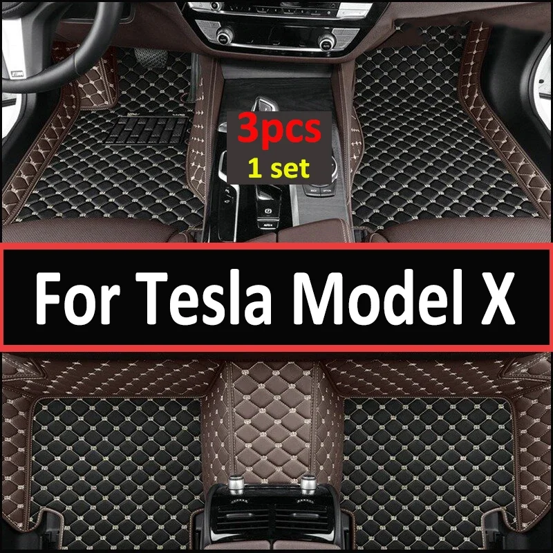 

Автомобильные Коврики для пола Tesla Model X 2016 ~ 2022, комплект 6-местных антигрязных ковриков, аксессуары 2022