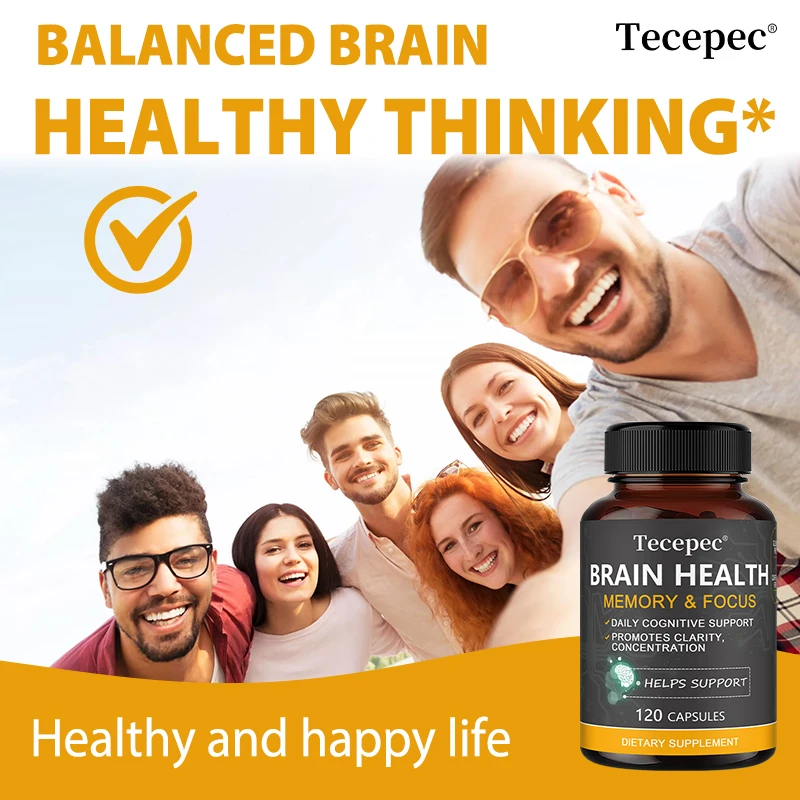 Les capsules L-Tyrosine + Bacopa Monnieri favorisent la santé du cerveau, aide au combat du stress, améliore la mémoire, les capacités cognitives et l'humeur