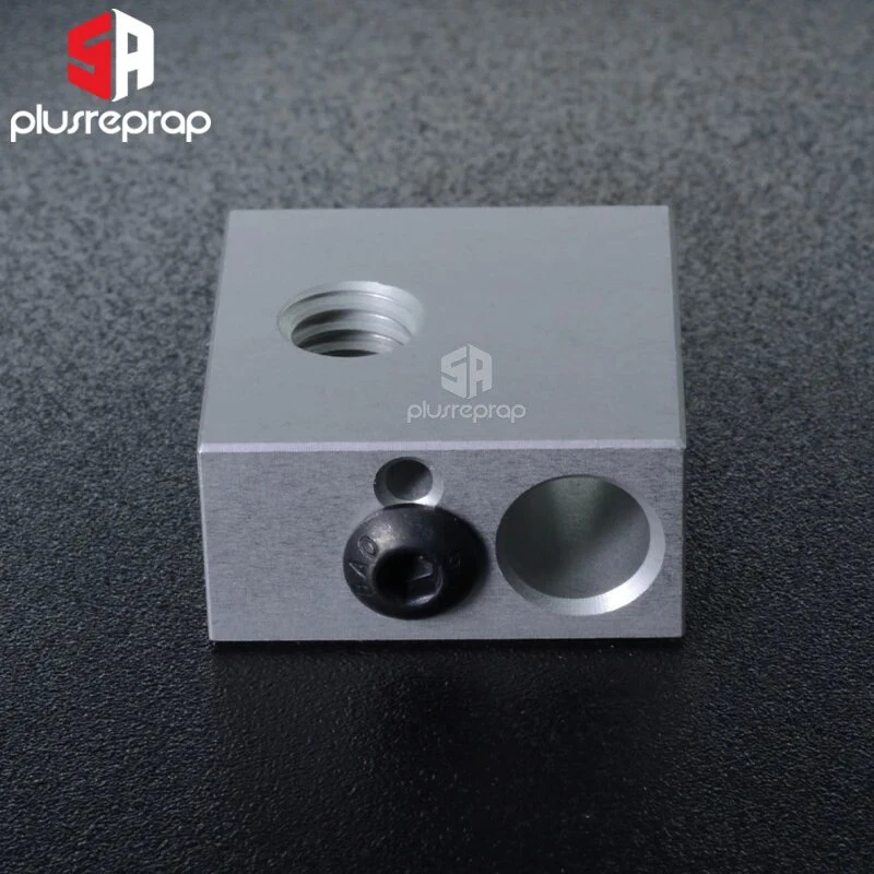 3D Printer Heat Block for MK7 MK8 Hotend Print Head MK8 Extruder Aluminum block