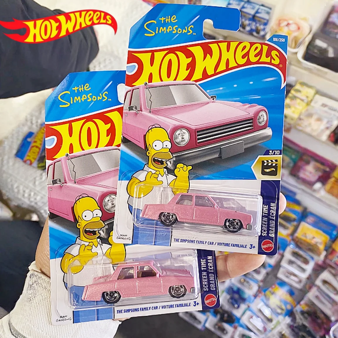 

Оригинальные коллекционные модели автомобилей Hot Wheels 2026 E 1/64 Mainline Series: The Simpsons, Pagani, Audi, Mazda, Dodge. Литые под давлением игрушечные машинки.