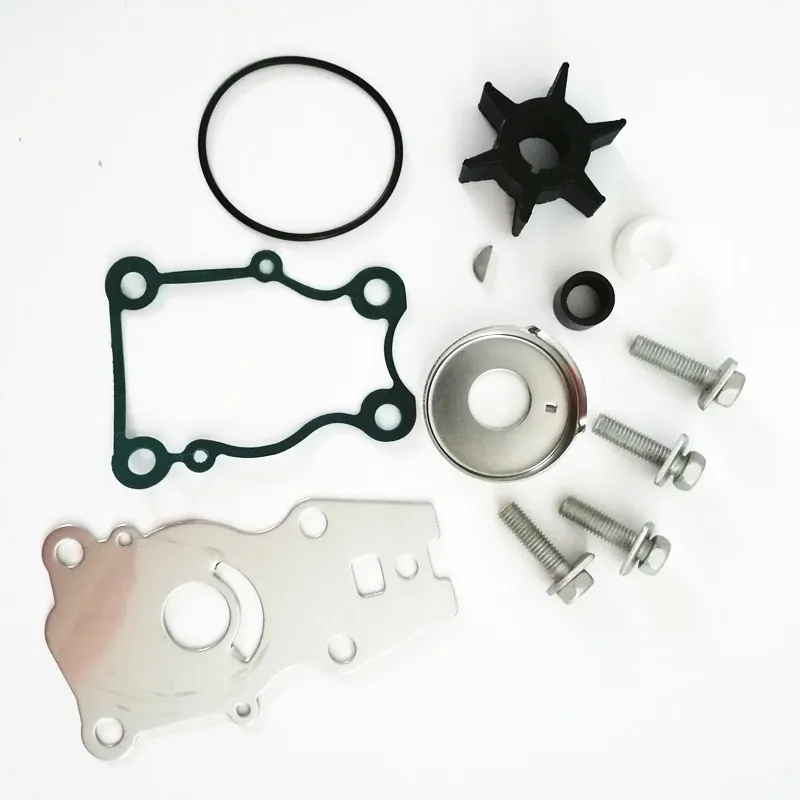 66T-W0078-00 Water Pump Impeller Repair Kit For Yamaha 25 30 40 HP Sierra 18-3440 9-48610 Outboard Engine