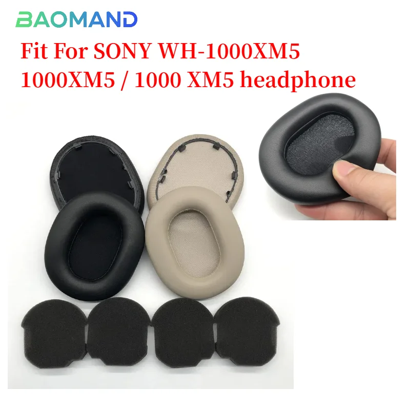 

1 Pair Replacement Foam Ear Pads Pillow Cushion Cover for SONY WH-1000XM5 1000XM5 / 1000 XM5 Headphone Headset